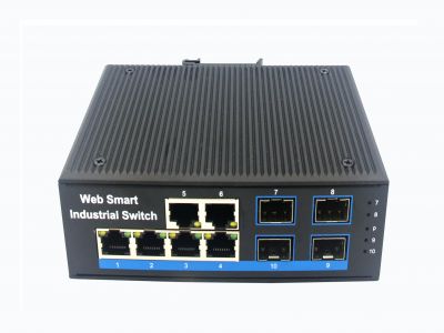 千兆4光6電WEB管理 工業(yè)交換機 千兆4光6電WEB管理 工業(yè)交換機