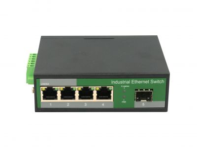 鋼合金工業(yè)級千兆1光4電SFP工業(yè)級交換機(jī) 鋼合金工業(yè)級千兆1光4電SFP工業(yè)級交換機(jī)