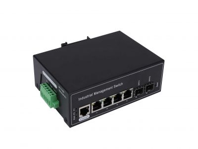 鋼合金工業(yè)級M系列管理型千兆2光4電SFP 鋼合金工業(yè)級M系列管理型千兆2光4電SFP